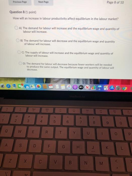 Solved Previous Page Next Page Page 8 of 10 Question 8 (1 | Chegg.com