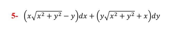 Solved (xx2+y2−y)dx+(yx2+y2+x)dy | Chegg.com