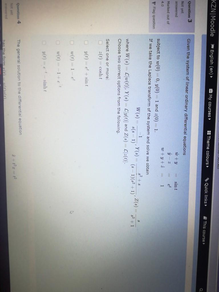 Solved Y R Y C On 6 Which Two Of The Following Are Not Chegg Com