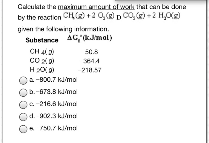 Solved Calculate the maximum amount of work that can be done | Chegg.com