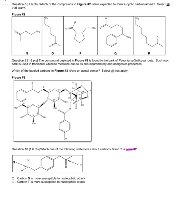 Solved Question 1 1.6 pts] Which one of the following | Chegg.com