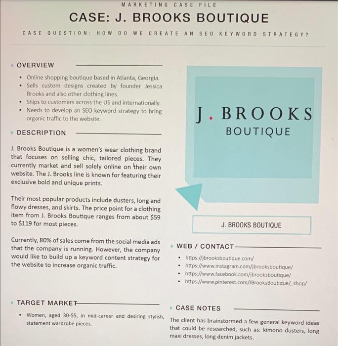 J deals brooks boutique