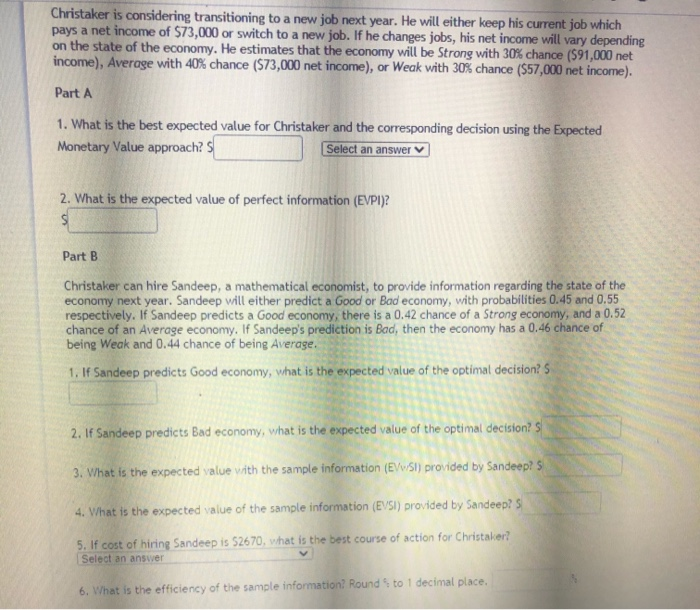 Solved Answer the following questions using the information | Chegg.com