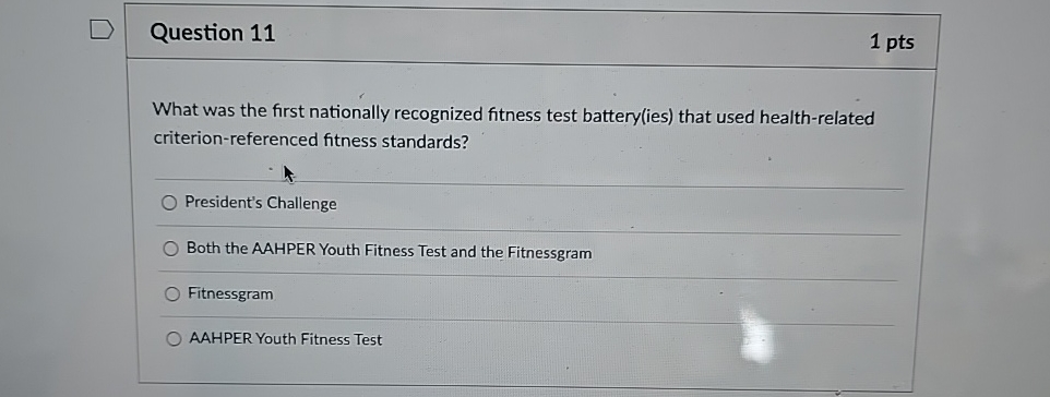 Solved Question 111 ﻿ptsWhat was the first nationally | Chegg.com