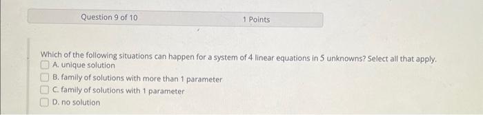 Solved Which of the following situations can happen for a | Chegg.com