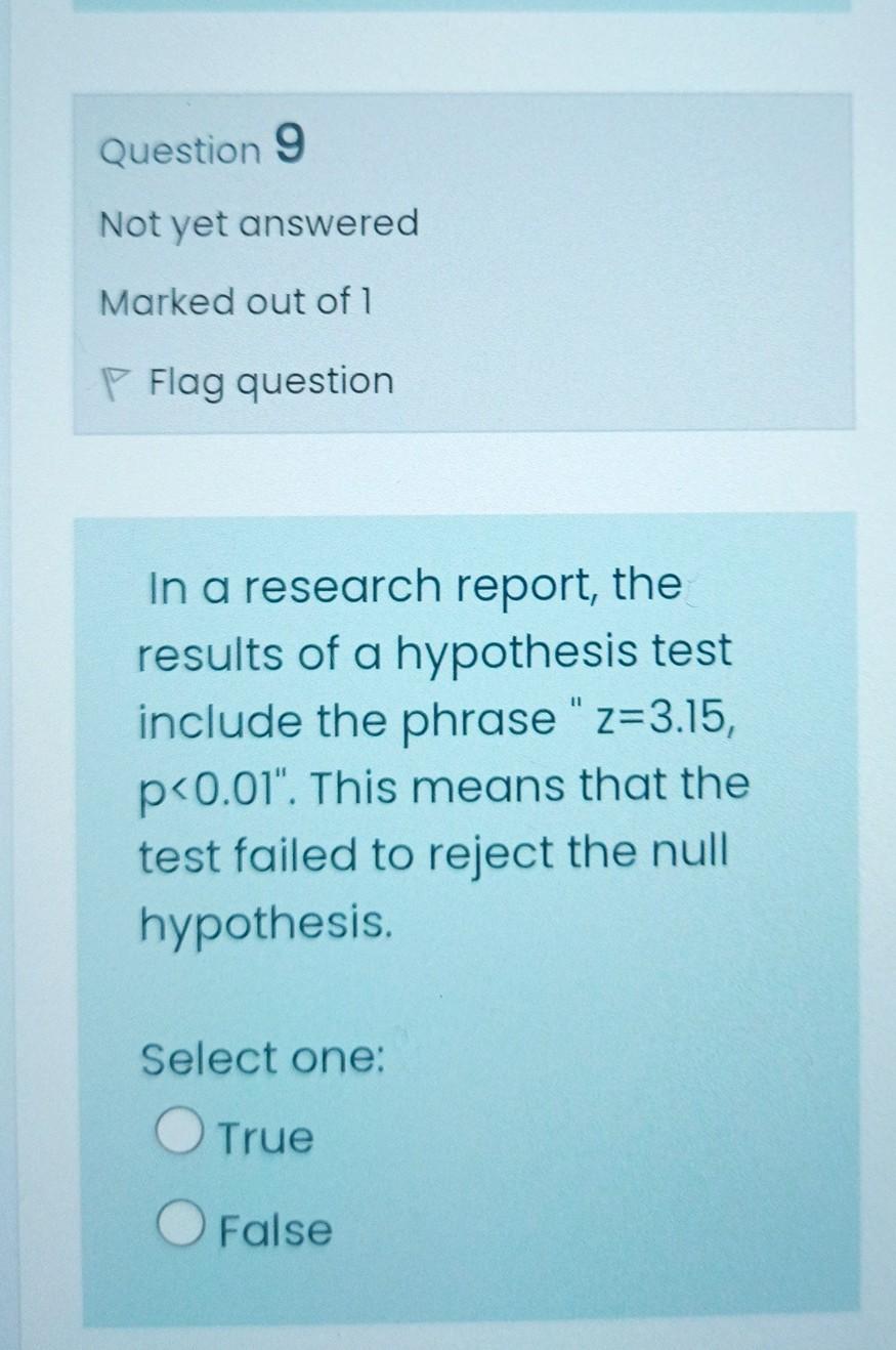 Solved Question 9 Not yet answered Marked out of 1 Flag | Chegg.com