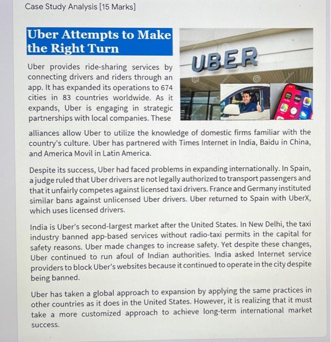 uber case study answers