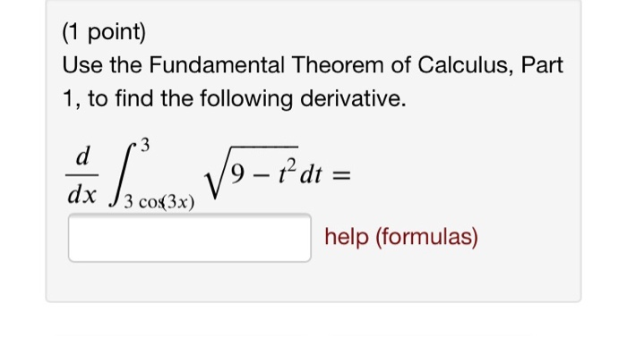 fundamental theorem of calculus part 2 calculator