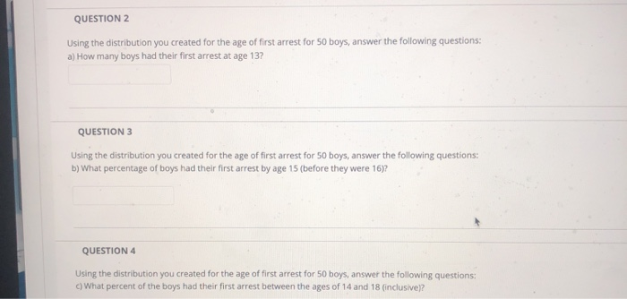 Solved QUESTION 1 The following data represent the age of | Chegg.com