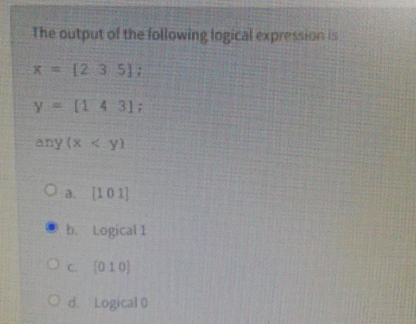 Solved The output of the following logical expression is x- | Chegg.com