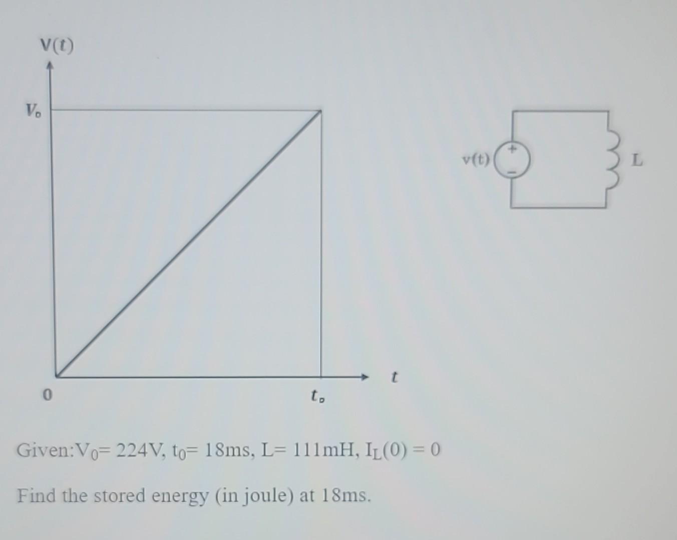 solved-given-v0-224-v-t0-18-ms-l-111mh-il-0-0-find-the-chegg