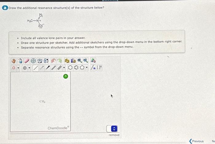 Solved Draw the additional resonance structure (s) of the | Chegg.com