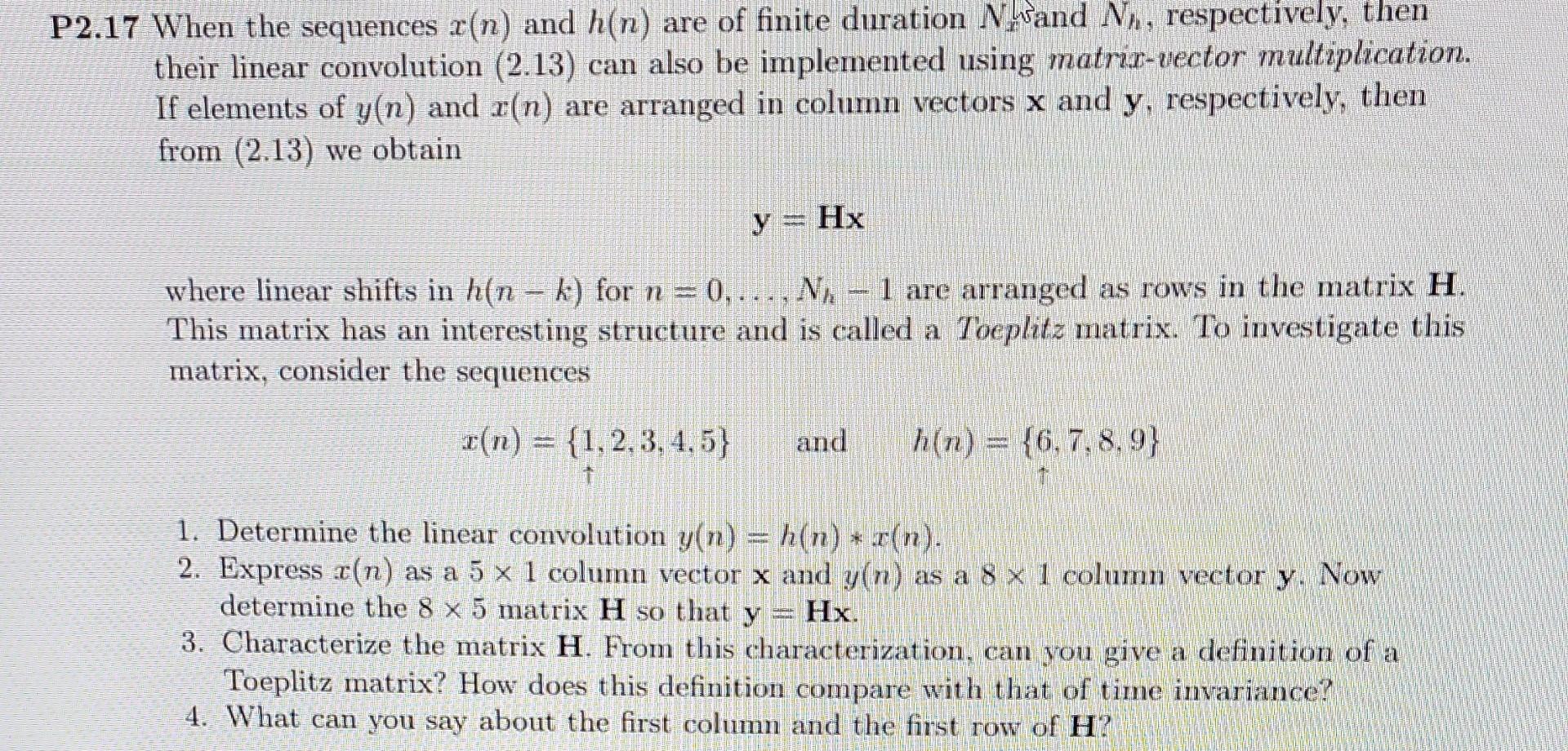 Solved I Need You To Solved Exercise 2.18. Below I Will | Chegg.com