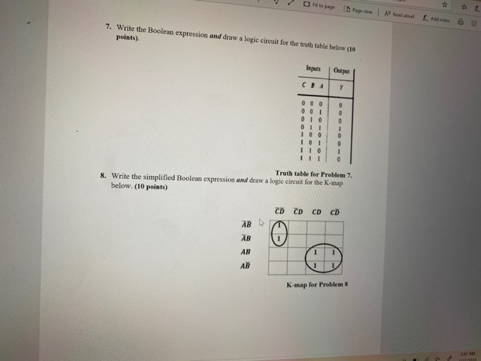 Solved 1. Write the Boolean expression for a 4-input AND | Chegg.com