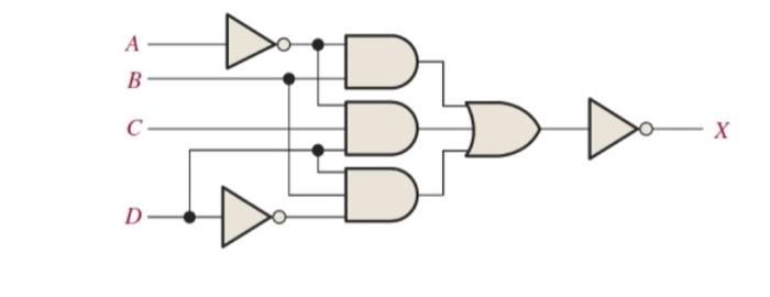 Solved Minimize the following combinational logic circuit: | Chegg.com