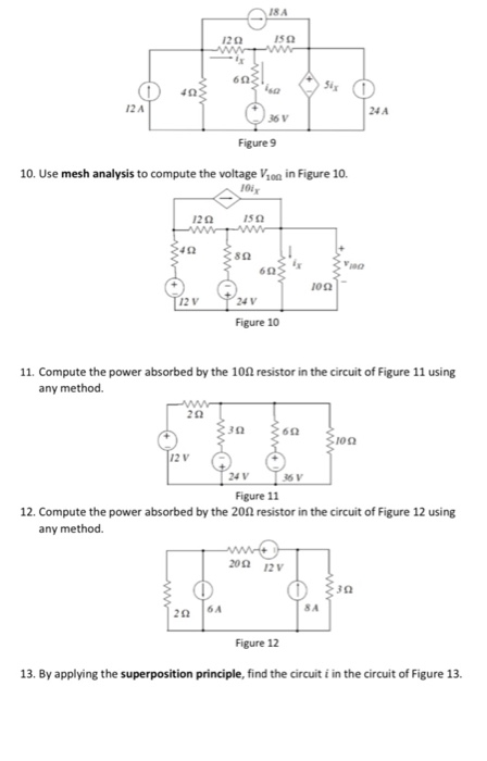 Solved 1. For the circuit in Figure 1, find the total | Chegg.com