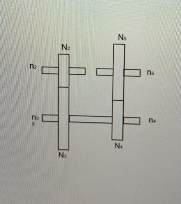 Solved 1. A reverted twostage compound gear train with a