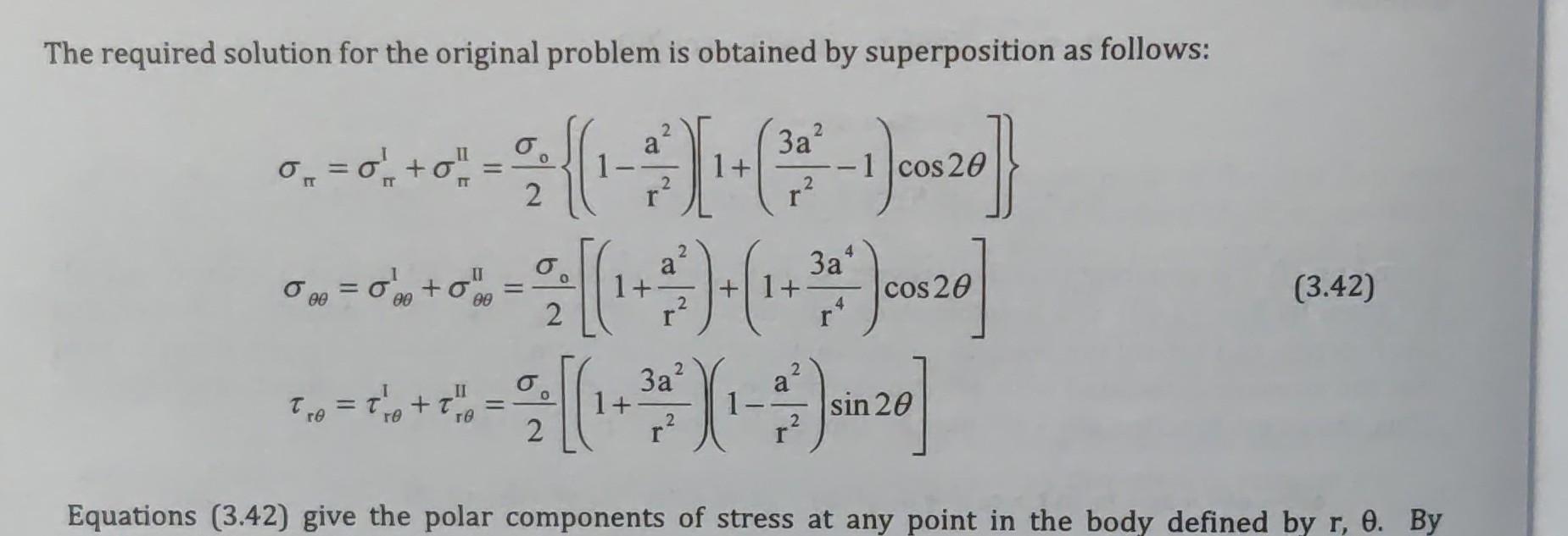 Solved The stress distribution in a thin wide steel plate | Chegg.com