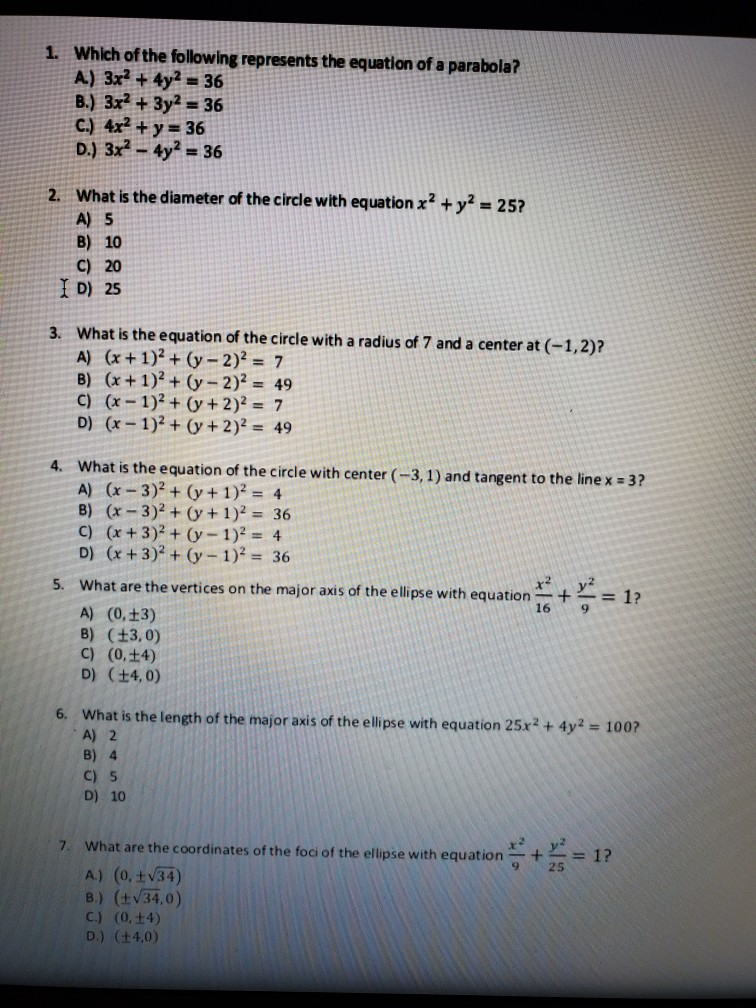 Solved please answer all questions for review please i just | Chegg.com