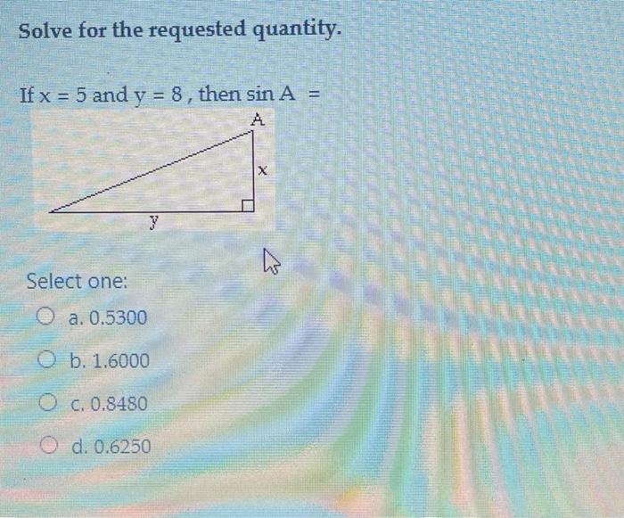 Solved Solve For The Requested Quantity If X 5 And Y 8 Chegg Com