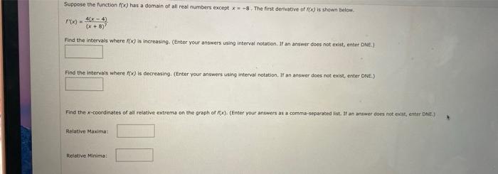 Solved Suppose the function f(x) has a domain of all real | Chegg.com