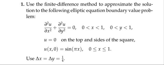 Solved Use the finite-difference method to approximate the | Chegg.com
