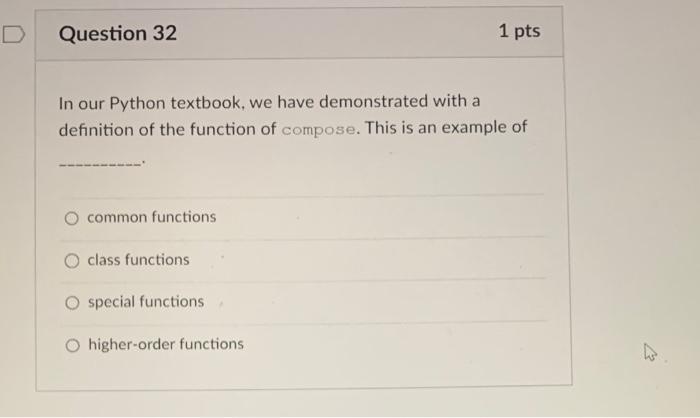 Solved In functional programming, a lambda function is an | Chegg.com