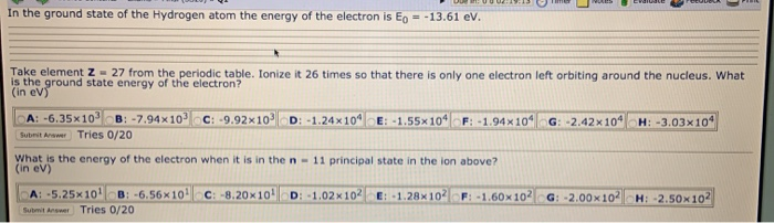 Solved DO In the ground state of the Hydrogen atom the | Chegg.com