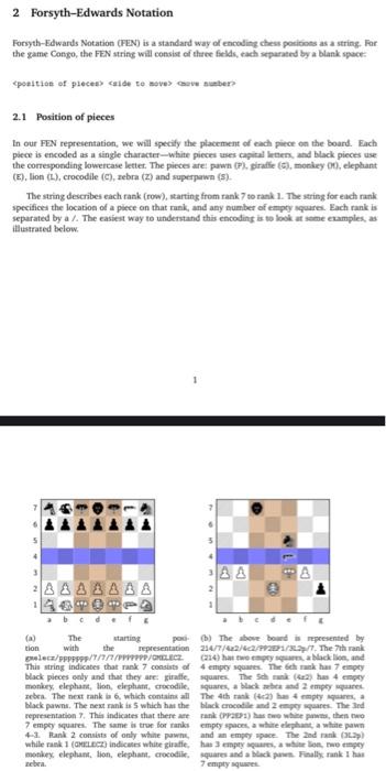 Forsyth-Edwards Notation F.A.Q.