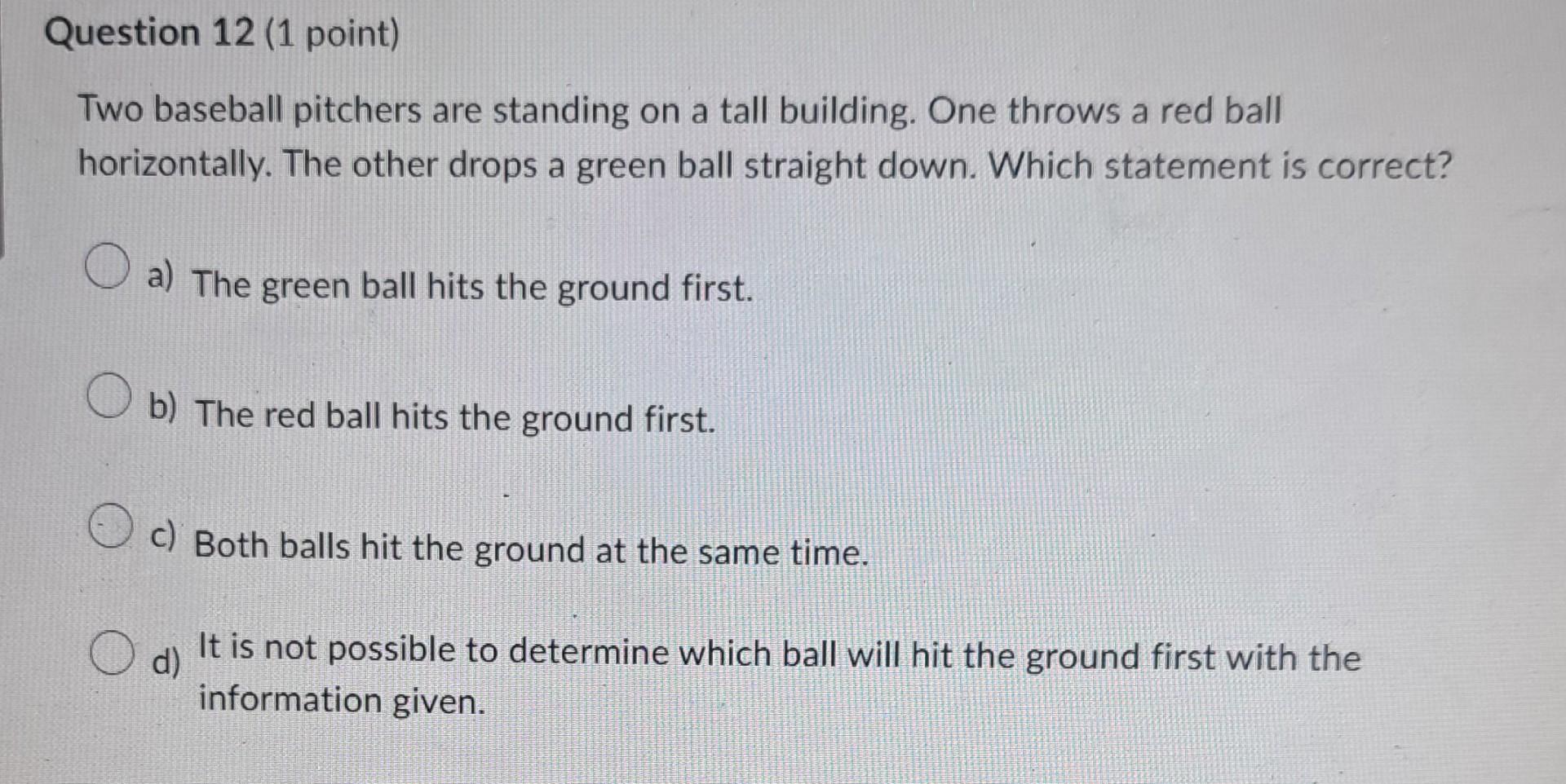 Solved Two baseball pitchers are standing on a tall