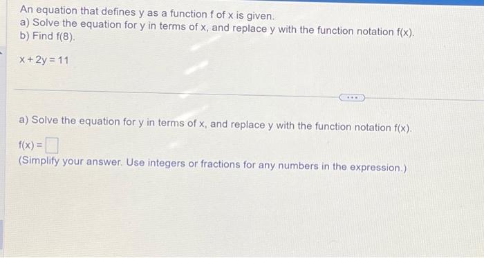 solved-an-equation-that-defines-y-as-a-function-f-of-x-is-chegg