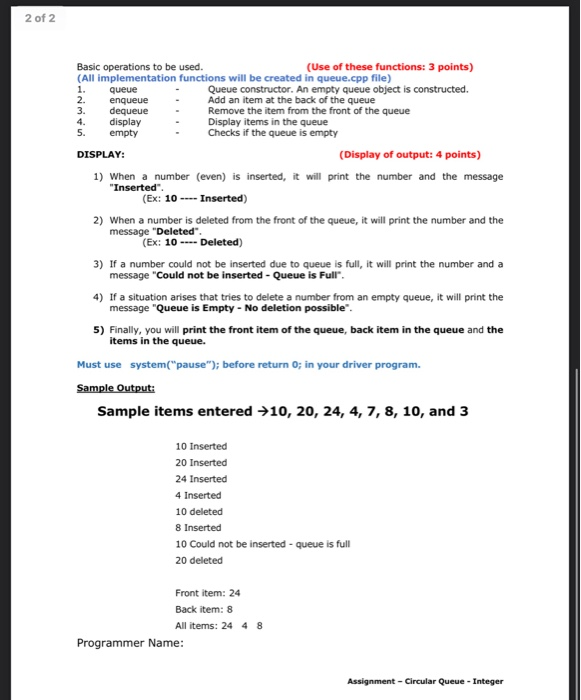 Solved Expert Q&A + C++ CODE ACCORDING TO THE SCREENSHOTS | Chegg.com