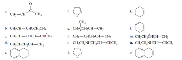 Solved: Which of the following have delocalized electrons? | Chegg.com