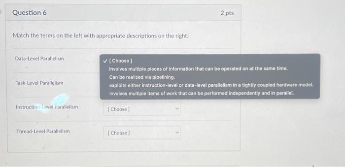 Solved Match the terms on the left with appropriate | Chegg.com
