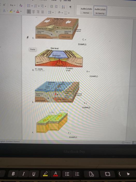 Solved NAME: GEOL 1101 LAB: PLATE TECTONICS 1. List At Least | Chegg.com