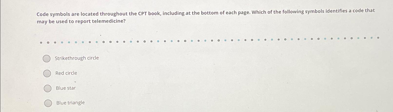 Solved Code symbols are located throughout the CPT book, | Chegg.com