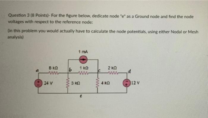 Solved Question 3 (8 Points)- For the figure below, dedicate | Chegg.com