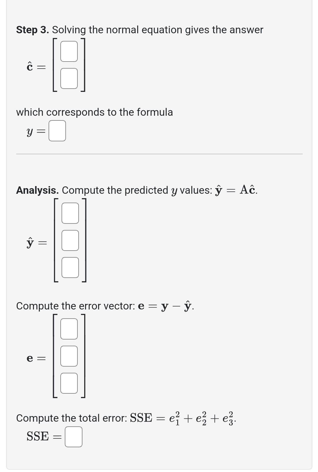 Solved By using the method of least squares, find the best | Chegg.com