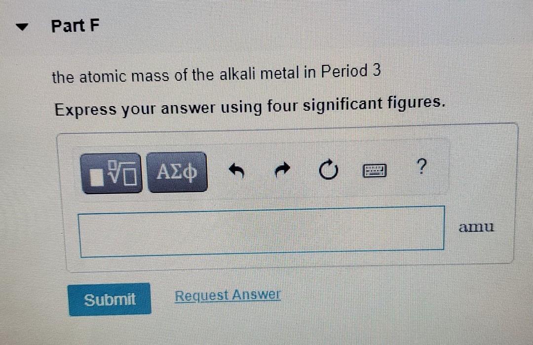 Solved Part A the atomic number of the heaviest metalloid in