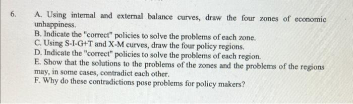 assignment problem in internal and external balance