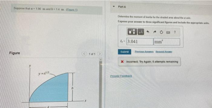 Solved Suppose that a=1.96 m and b=1.4 m. (Eigure.1) Part A | Chegg.com