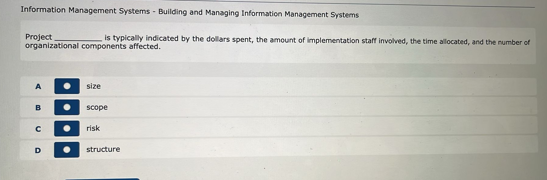 Solved Information Management Systems - ﻿Building and | Chegg.com