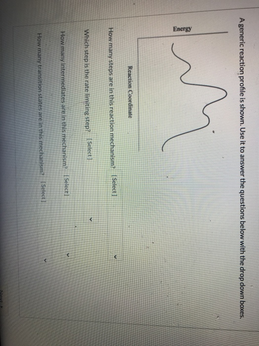 Solved A generic reaction profile is shown. Use it to answer | Chegg.com