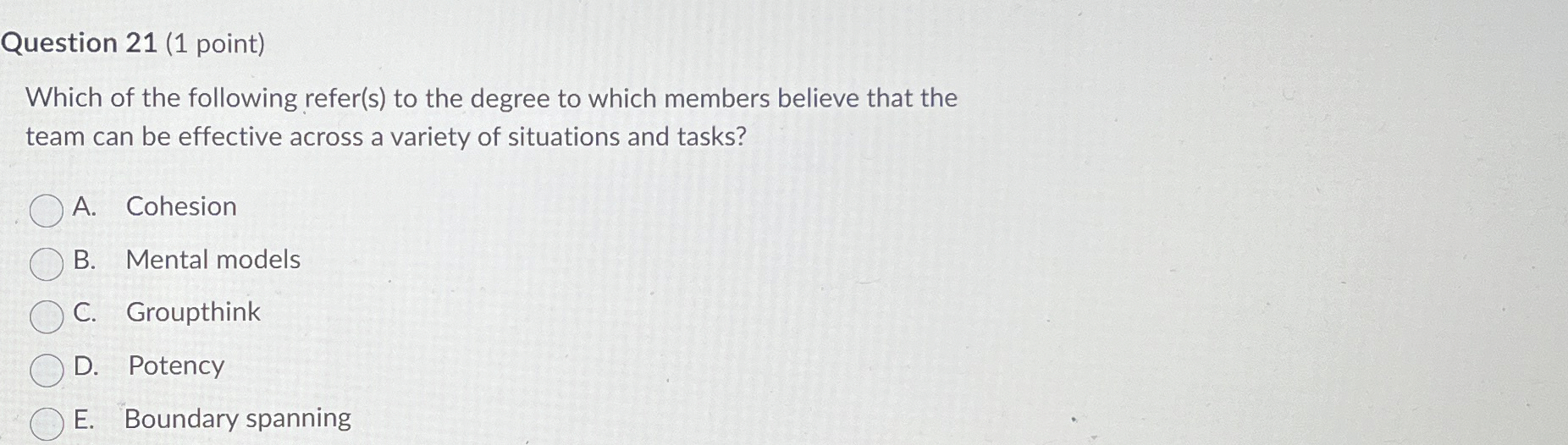 Solved Question 21 (1 ﻿point)Which of the following refer(s) | Chegg.com