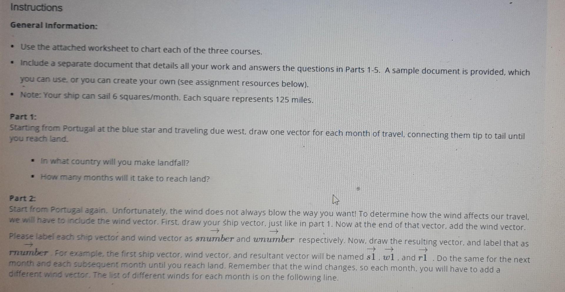 Solved - Use the attached worksheet to chart each of the | Chegg.com