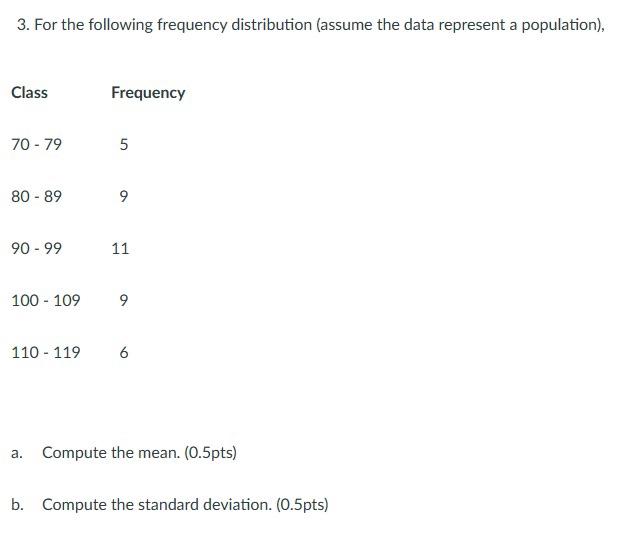 Solved Opinion? A Construct A Froquency Distriation And A | Chegg.com