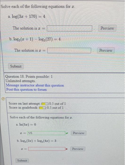 Solved Solve each of the following equations for I. a | Chegg.com