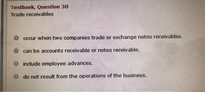 A Common Measure Of Liquidity Is Solved Testbank, Question 61 A common measure of liquidity | Chegg.com