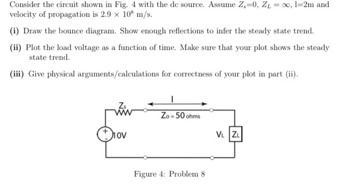 Solved Consider the circuit shown in Fig. 4 with the dc | Chegg.com