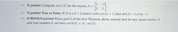 Solved 6 (5 points, plus 2 BONUS points) Read the following | Chegg.com